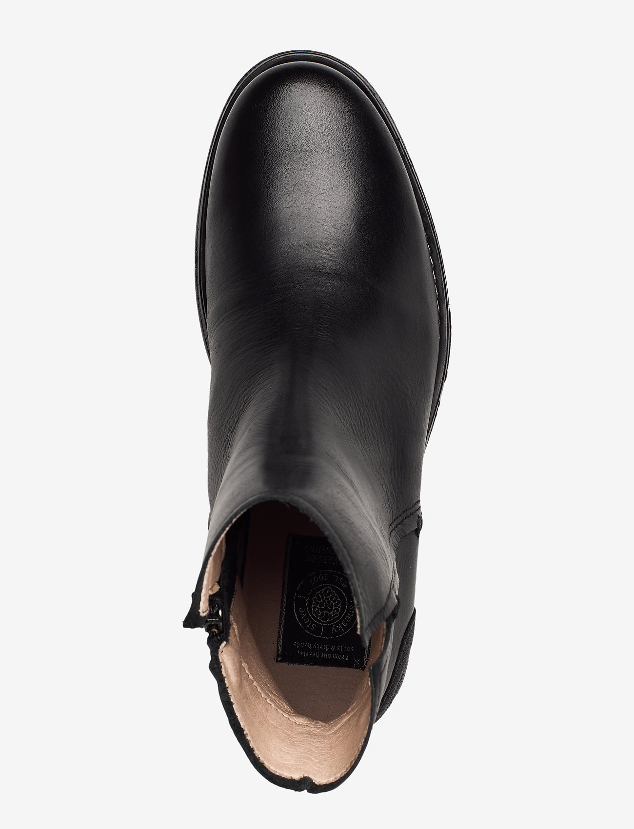 Sneaky Steve - Shady W Leather Shoe - flate ankelstøvletter - black - 0