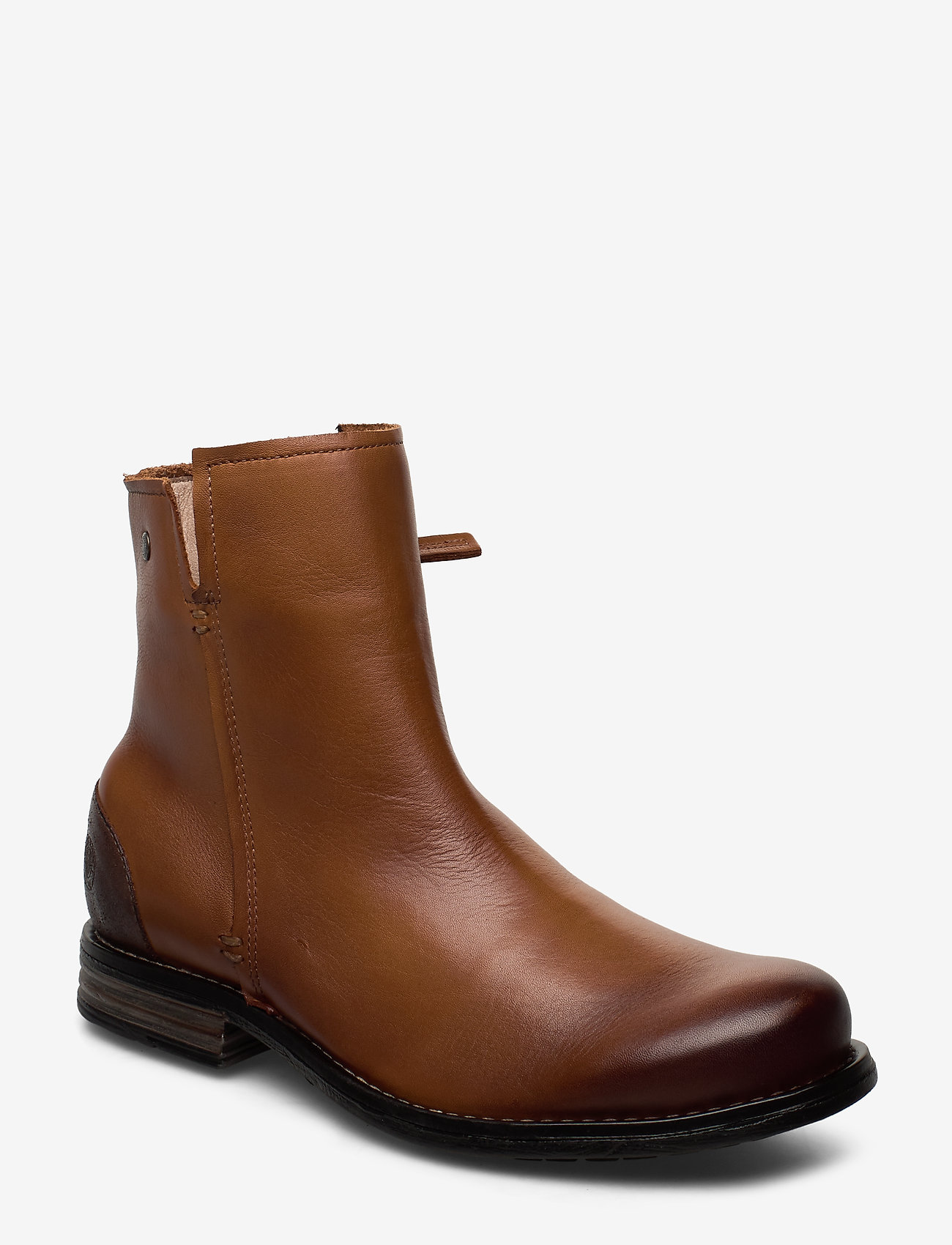 Sneaky Steve - Shady W Leather Shoe - cognac - 0