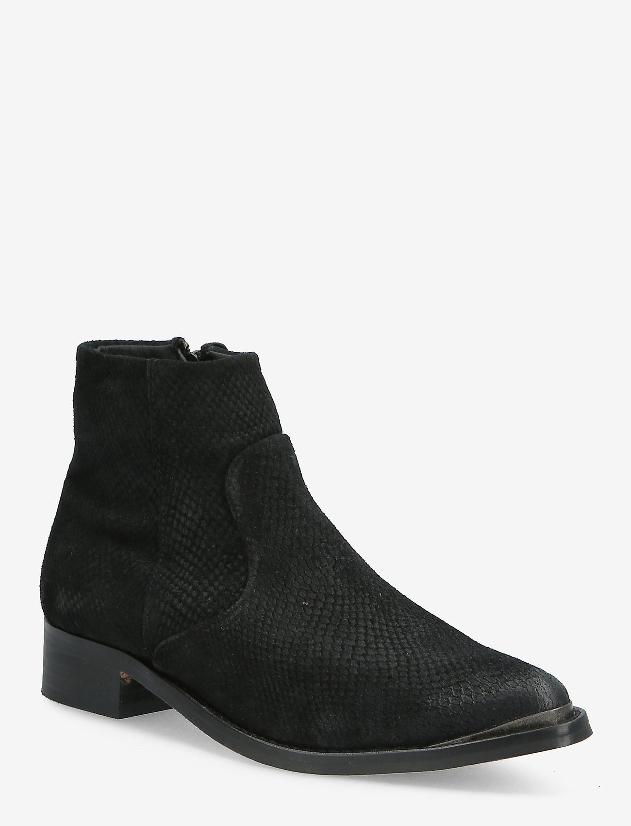 Sneaky Steve - Electric W Suede Shoe - flat ankle boots - black snake - 0
