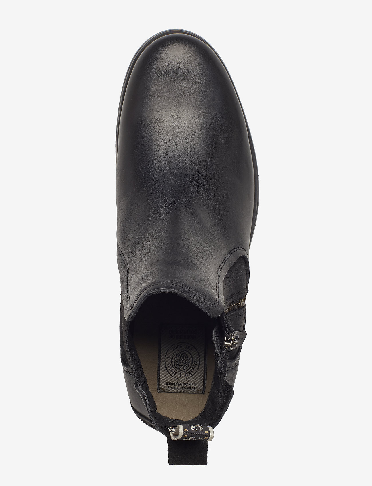 Sneaky Steve - Concrete Leather Sho - black - 3