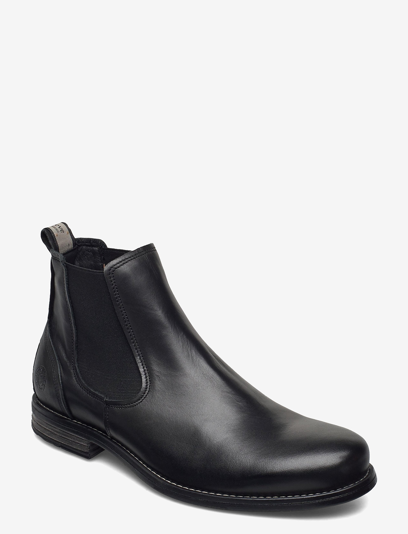 Closer Leather Shoe - BLACK