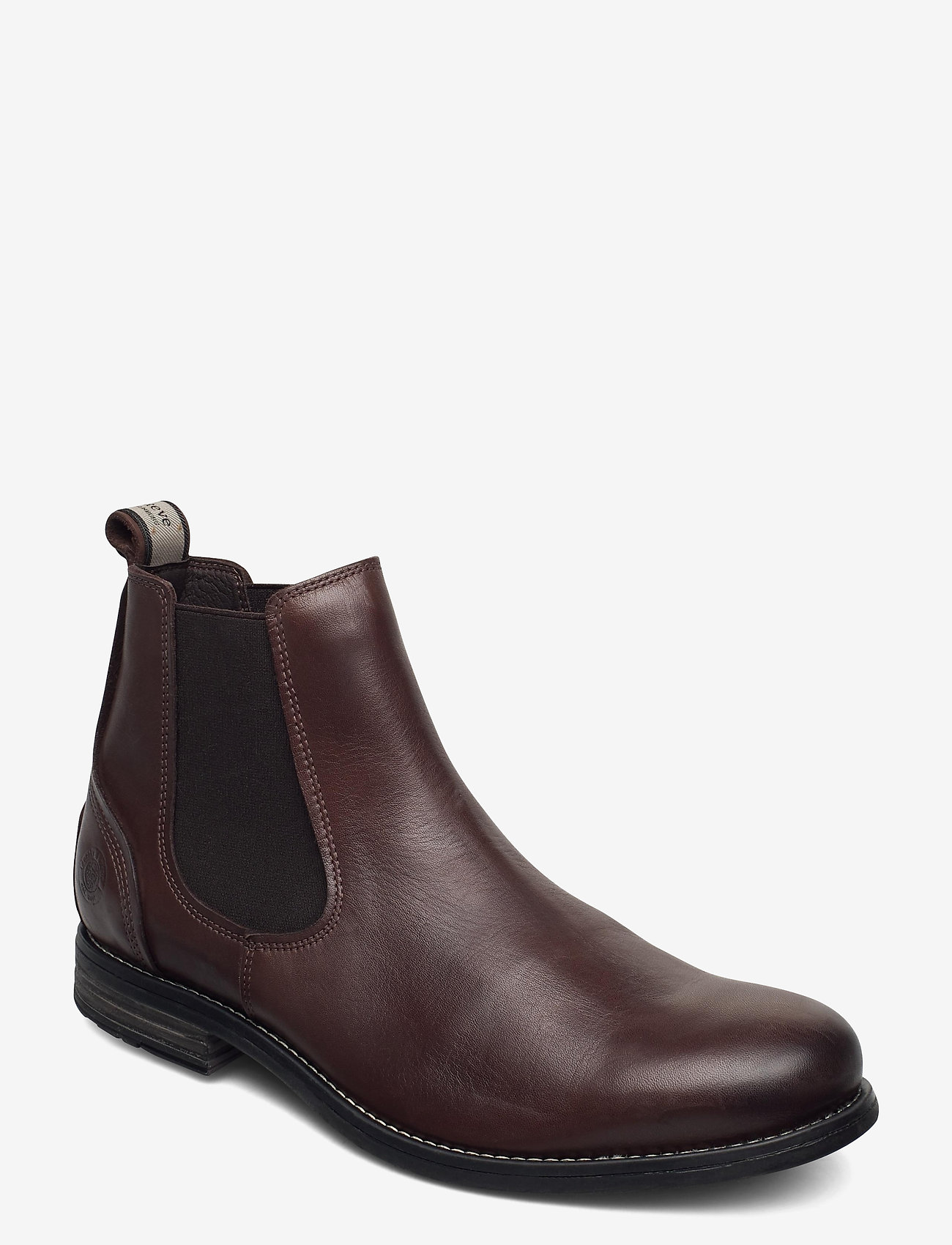 Closer Leather Shoe - BROWN