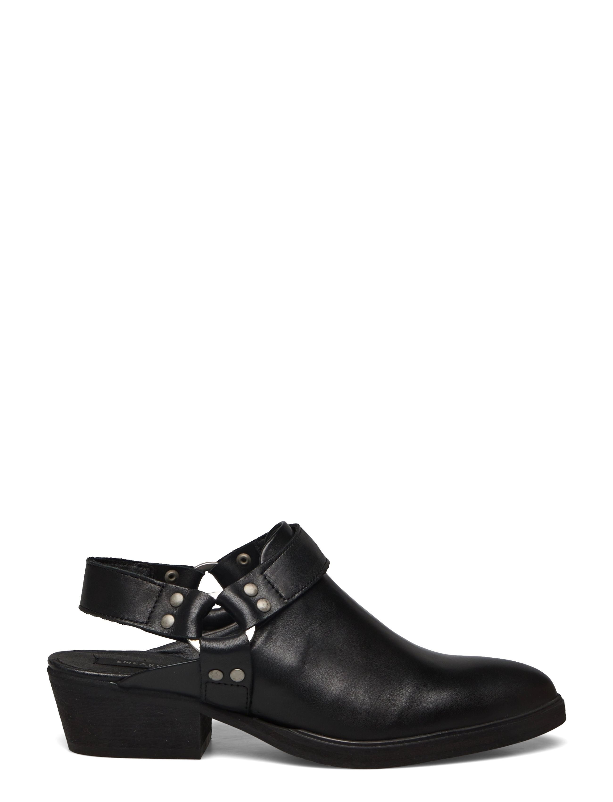 Sneaky Steve - Chatty W Leather Sho - flache pantoletten - black - 1