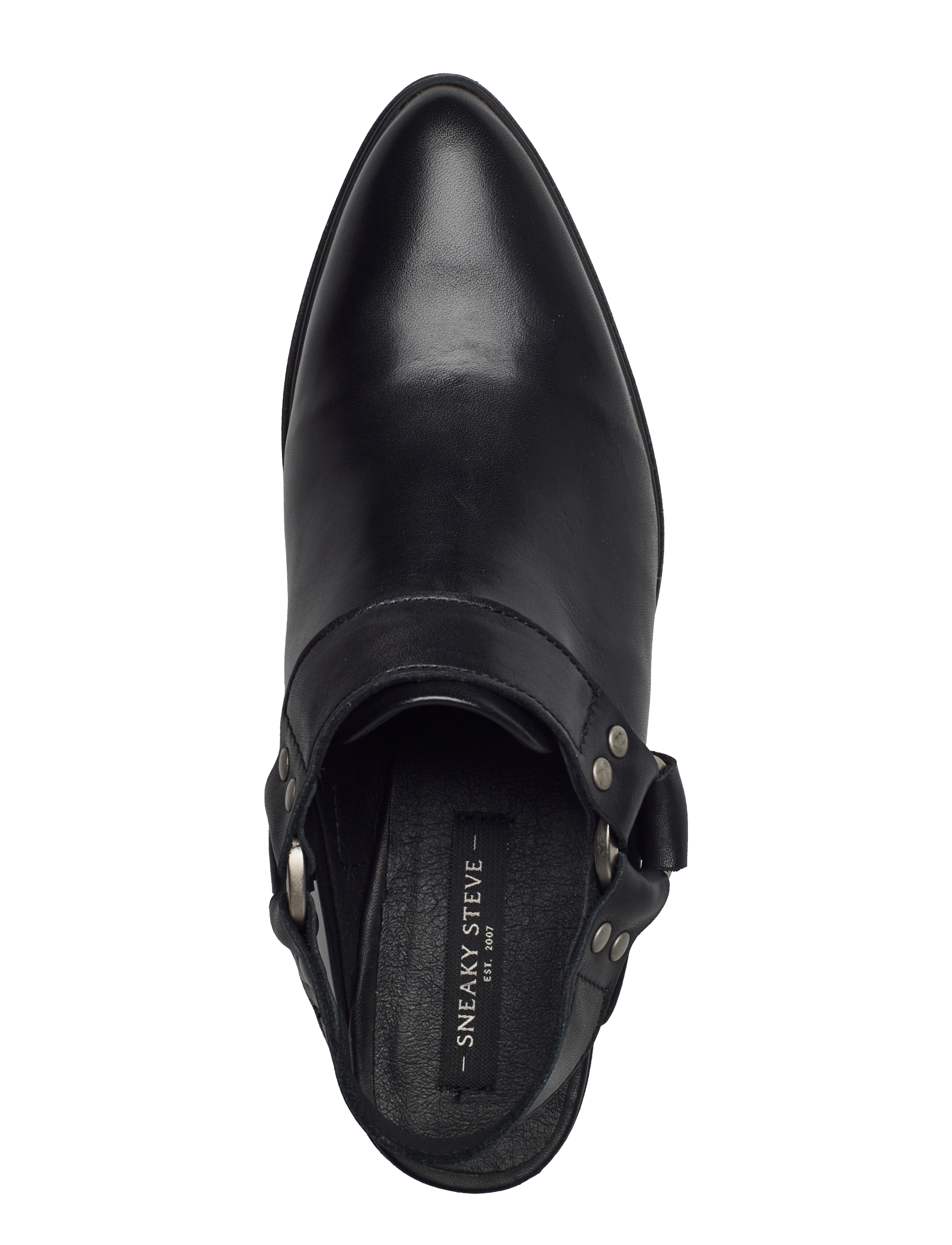 Sneaky Steve - Chatty W Leather Sho - flache pantoletten - black - 3