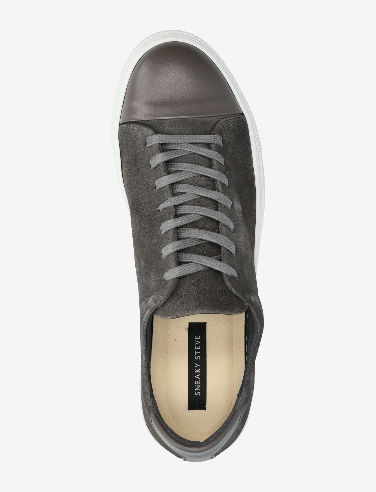 Sneaky Steve - Lescape Suede Dk Grey - lave sneakers - dk grey - 3