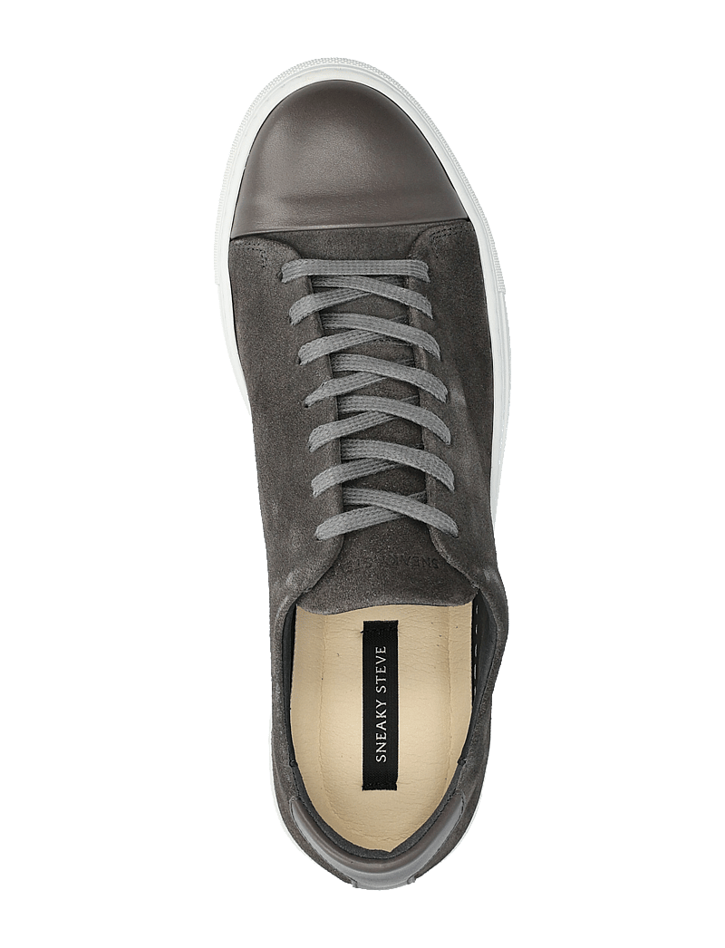 Sneaky Steve - Lescape Suede Dk Grey - lave sneakers - dk grey - 3