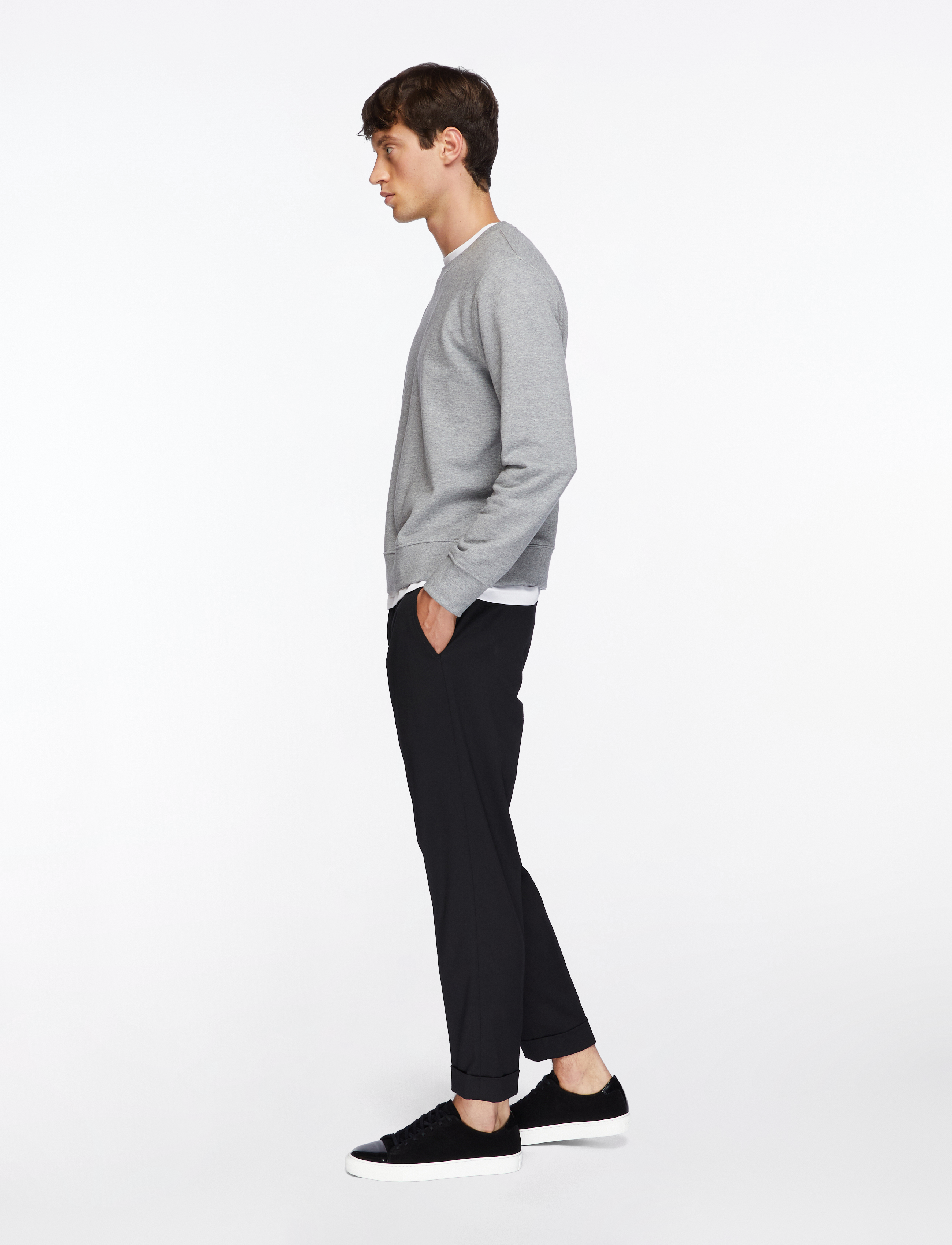 Sneaky Steve - Lescape Suede Shiny Black - mehed - shiny black - 3