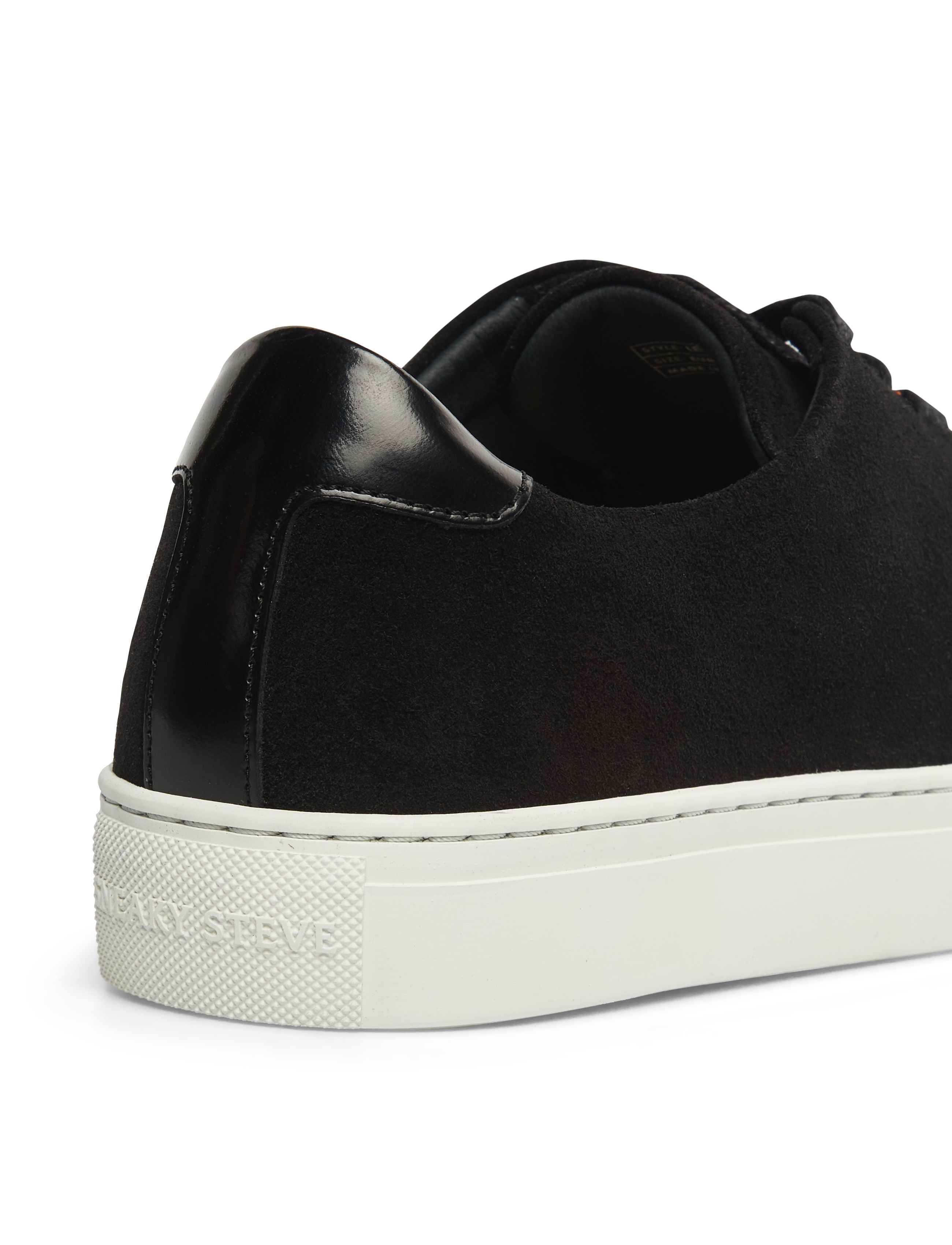 Sneaky Steve - Lescape Suede Shiny Black - mehed - shiny black - 5