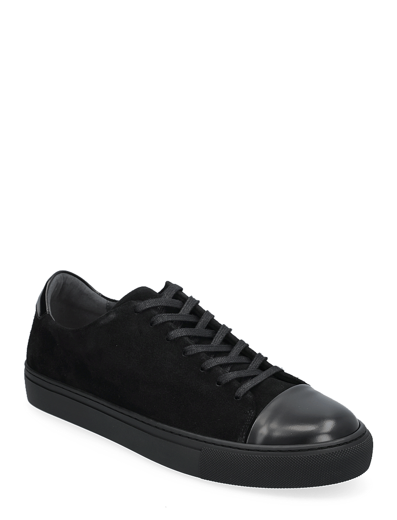 Sneaky Steve - Lescape Suede Shiny Total Black - låga sneakers - shiny total black - 0