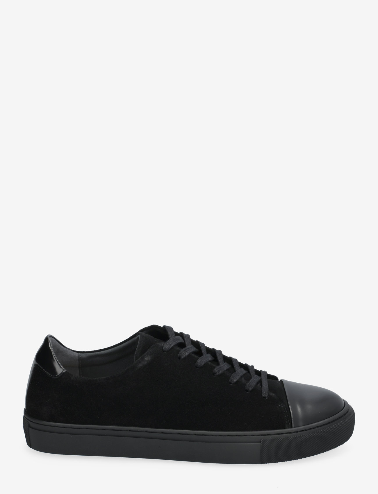 Sneaky Steve - Lescape Suede Shiny Total Black - låga sneakers - shiny total black - 1