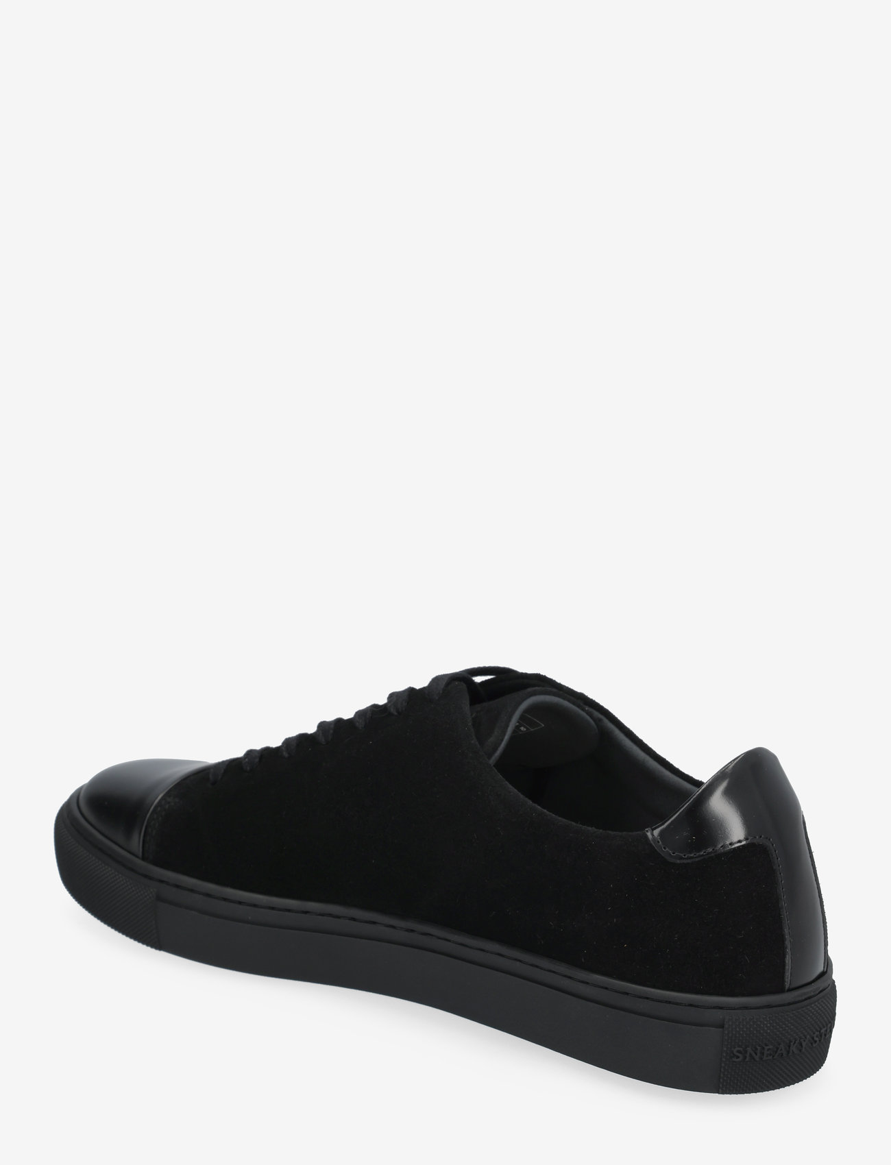Sneaky Steve - Lescape Suede Shiny Total Black - låga sneakers - shiny total black - 2