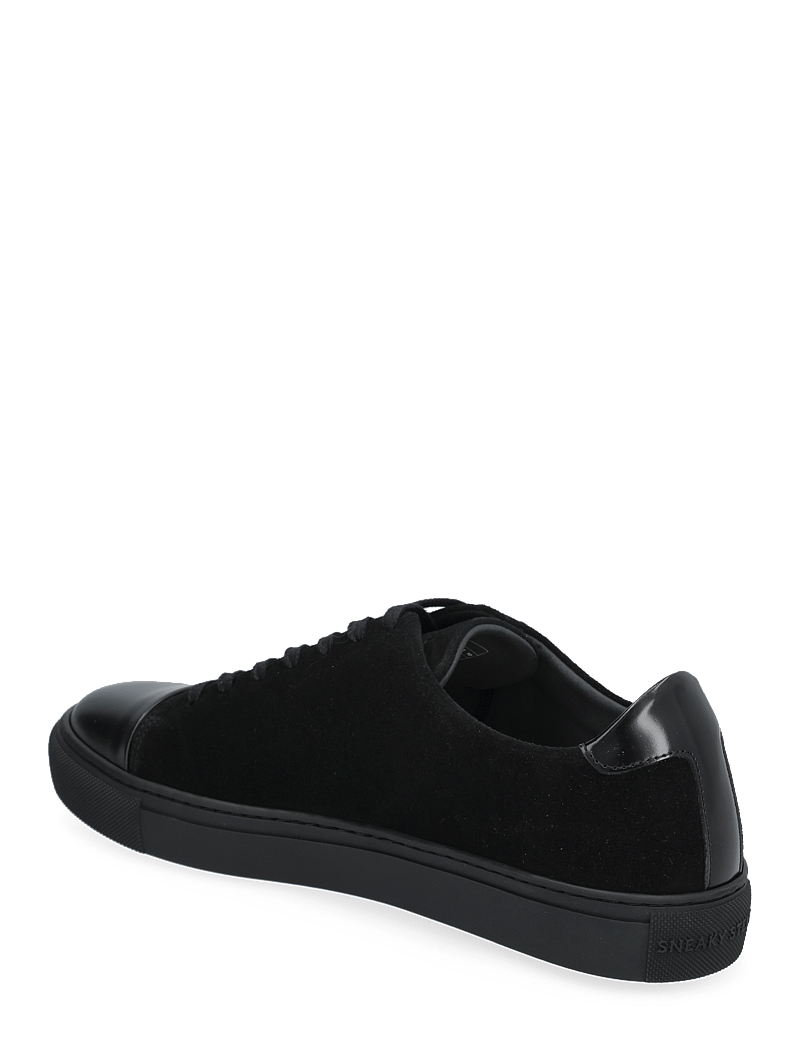 Sneaky Steve - Lescape Suede Shiny Total Black - låga sneakers - shiny total black - 2