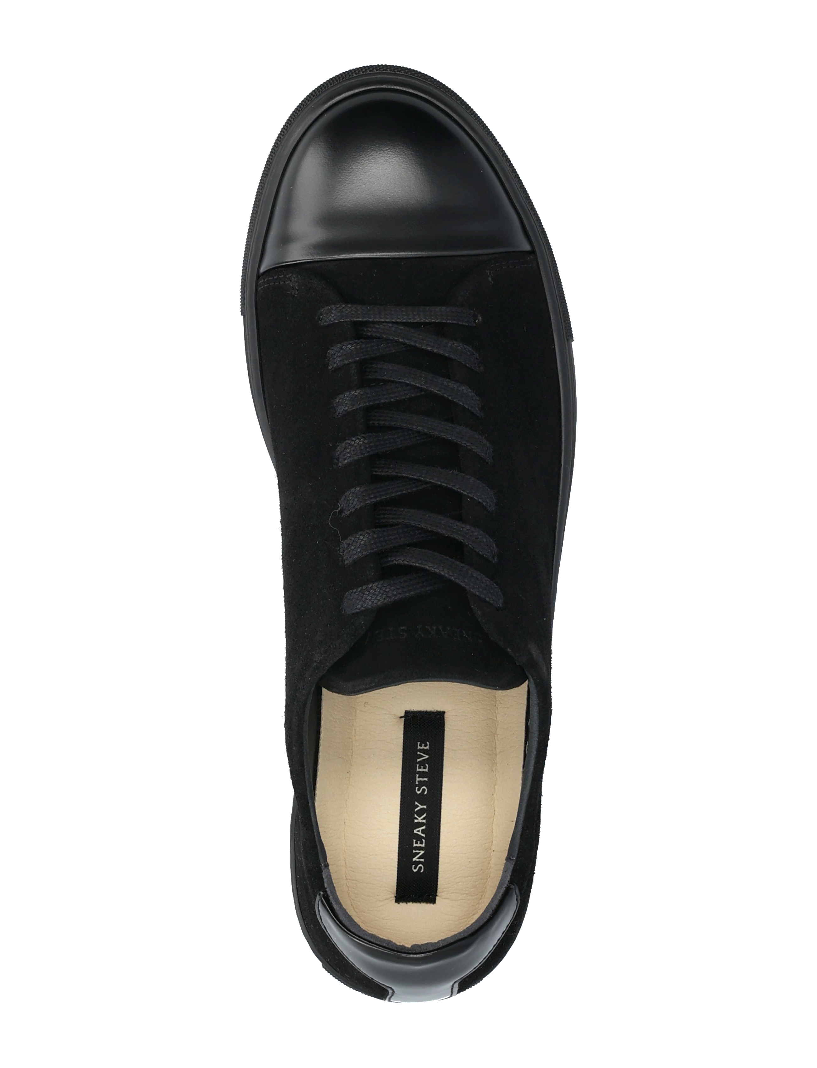 Sneaky Steve - Lescape Suede Shiny Black - mehed - shiny total black - 3