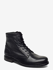 Sneaky Steve - Shank Leather Shoe - støvler med snøre - black - 0