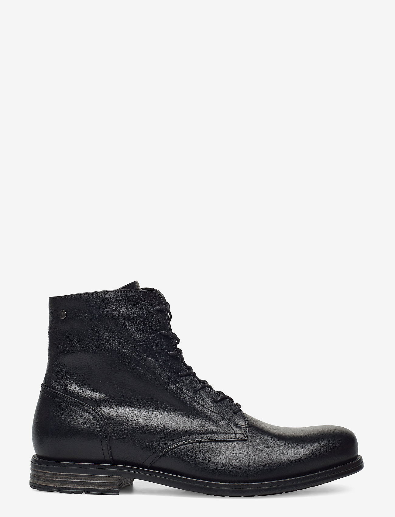 Sneaky Steve - Shank Leather Shoe - kängor med snörning - black - 1