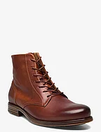 Shank Leather Shoe - COGNAC