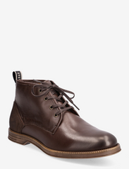 Nick Leather Shoe - BROWN