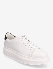 Ayano W Leather Shoe - WHITE