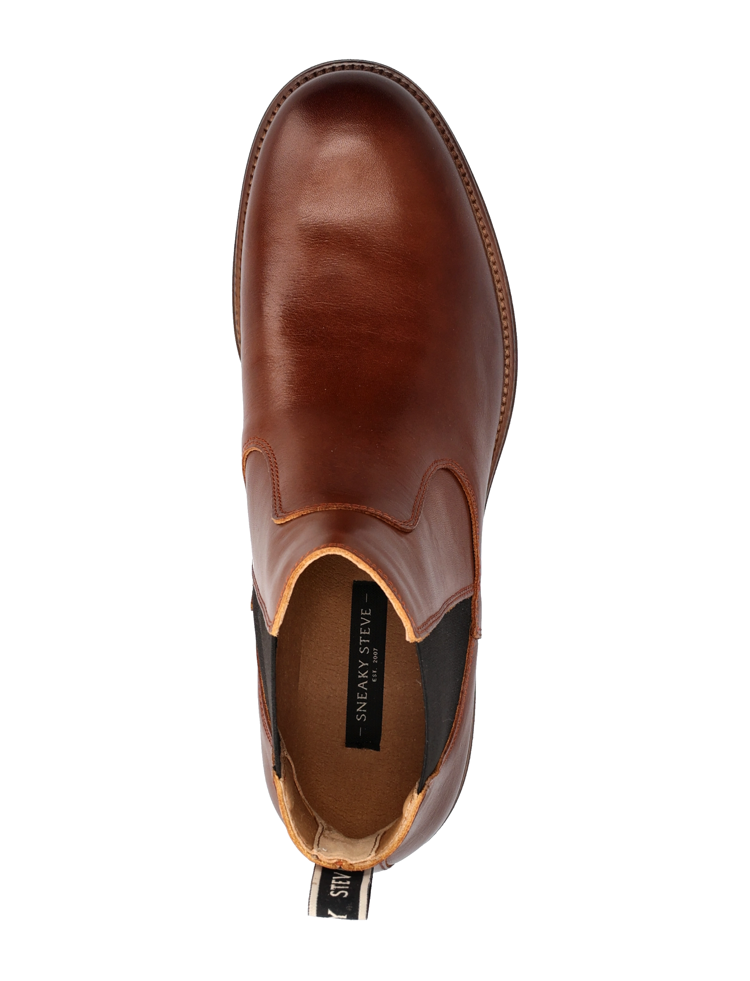 Sneaky Steve - Risty Black Texas - chelsea boots - cognac texas - 4