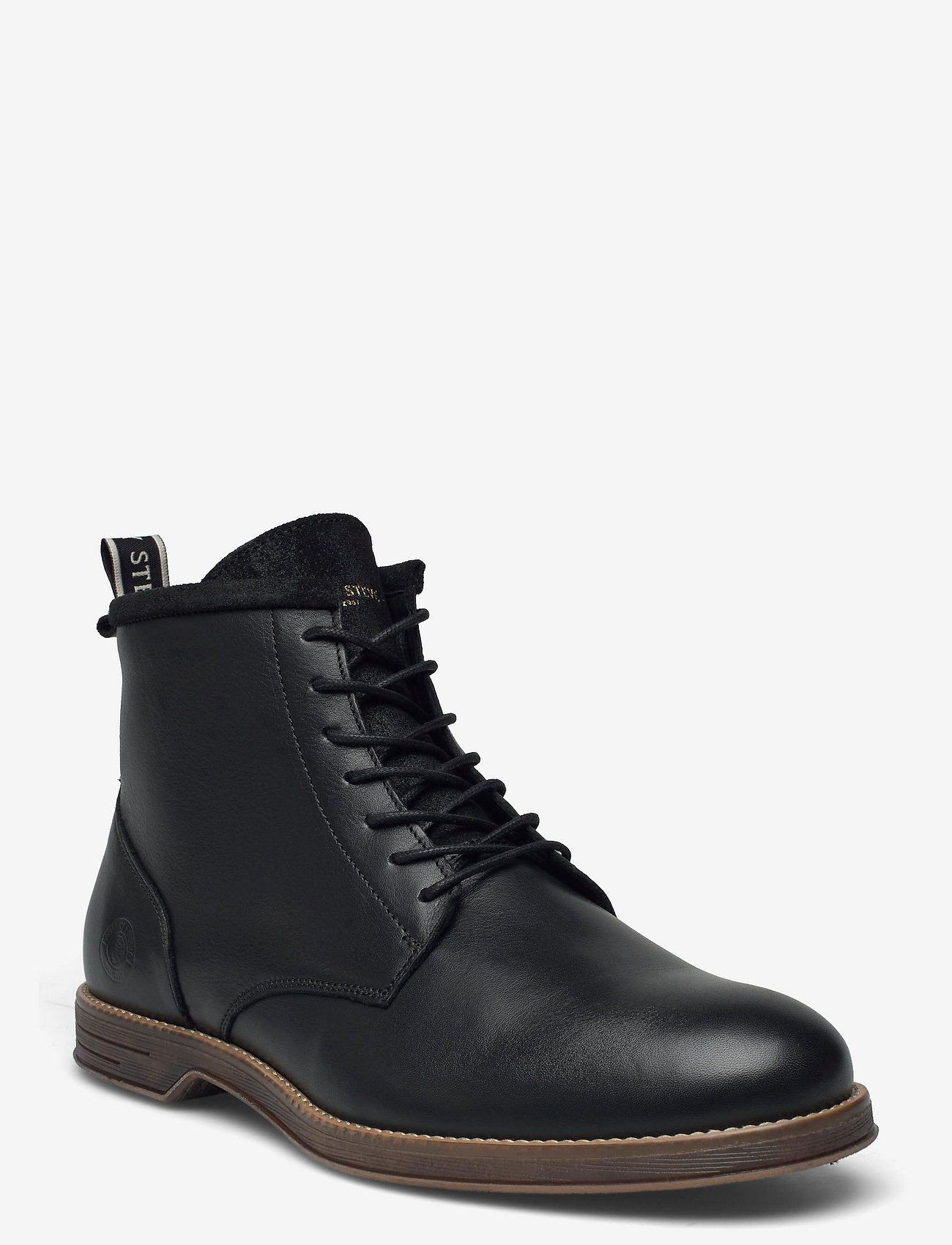 Sneaky Steve - Fred Leather Shoe - veter schoenen - black - 0