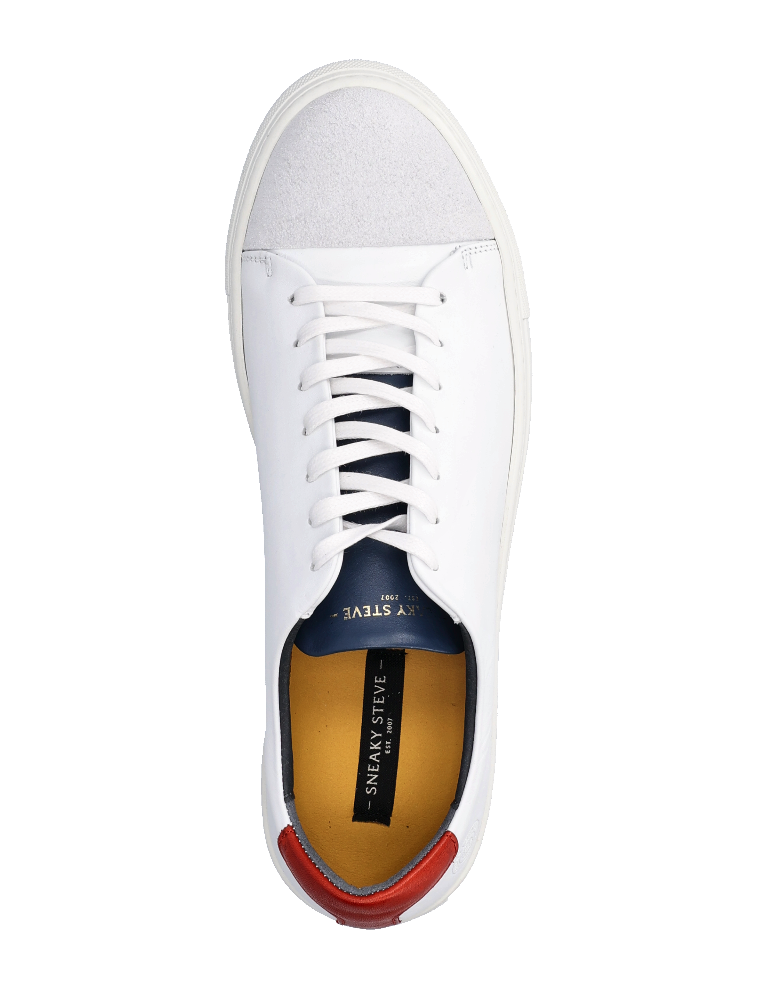 Sneaky Steve - Lescape Leather Shoe - white/blue/red - 3