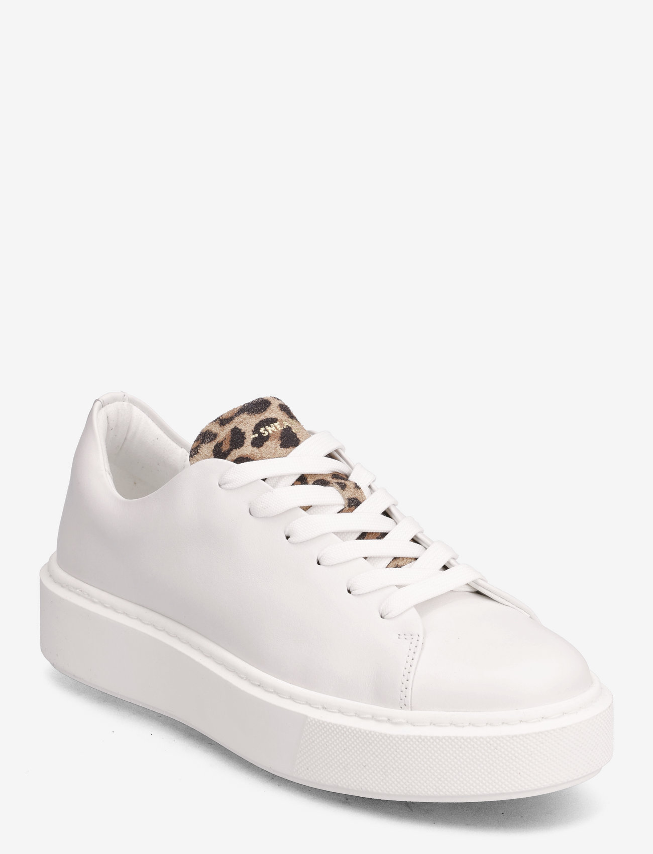 Sneaky Steve - Field W Leather Shoe - white/beige leopard - 0