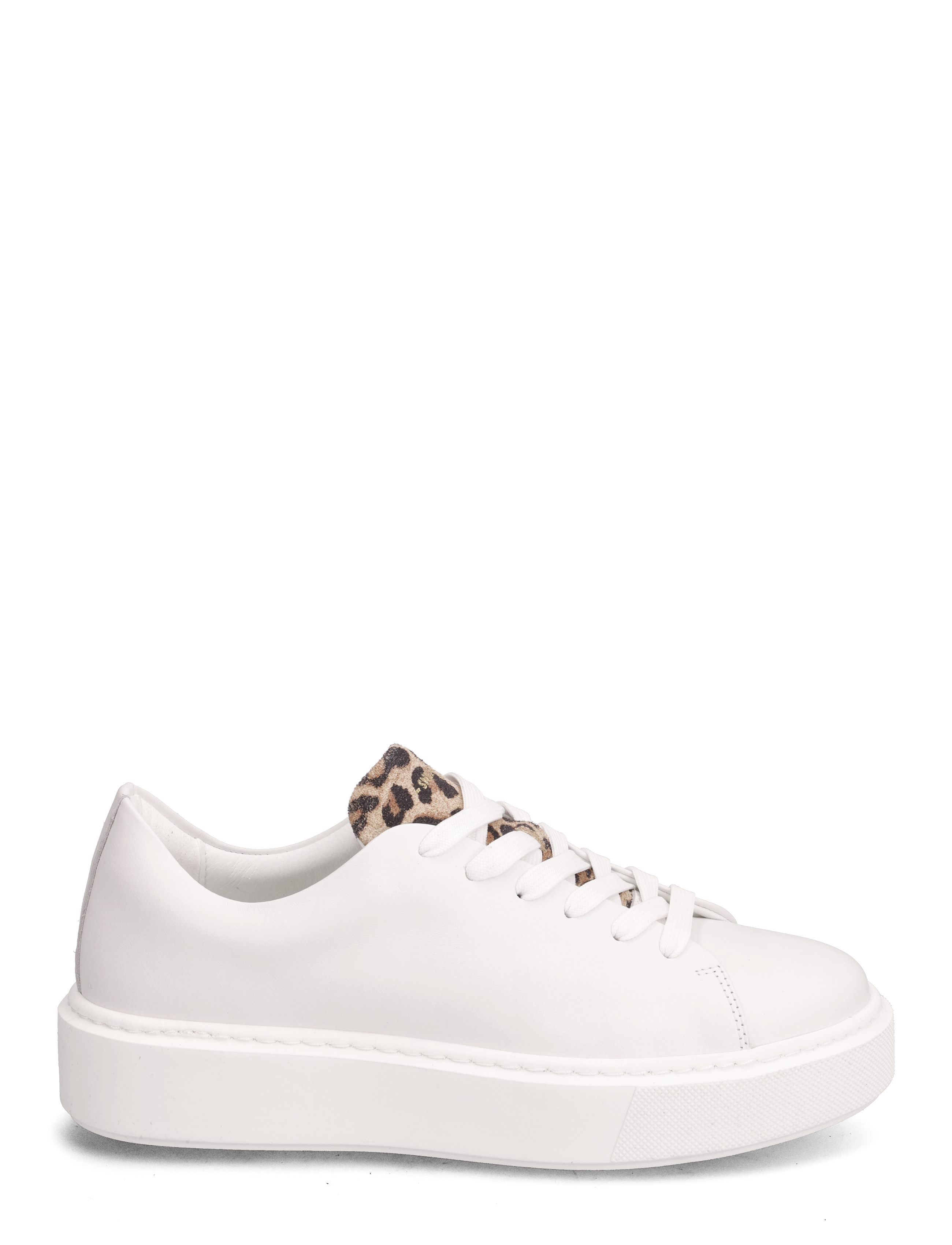 Sneaky Steve - Field W Leather Shoe - white/beige leopard - 1