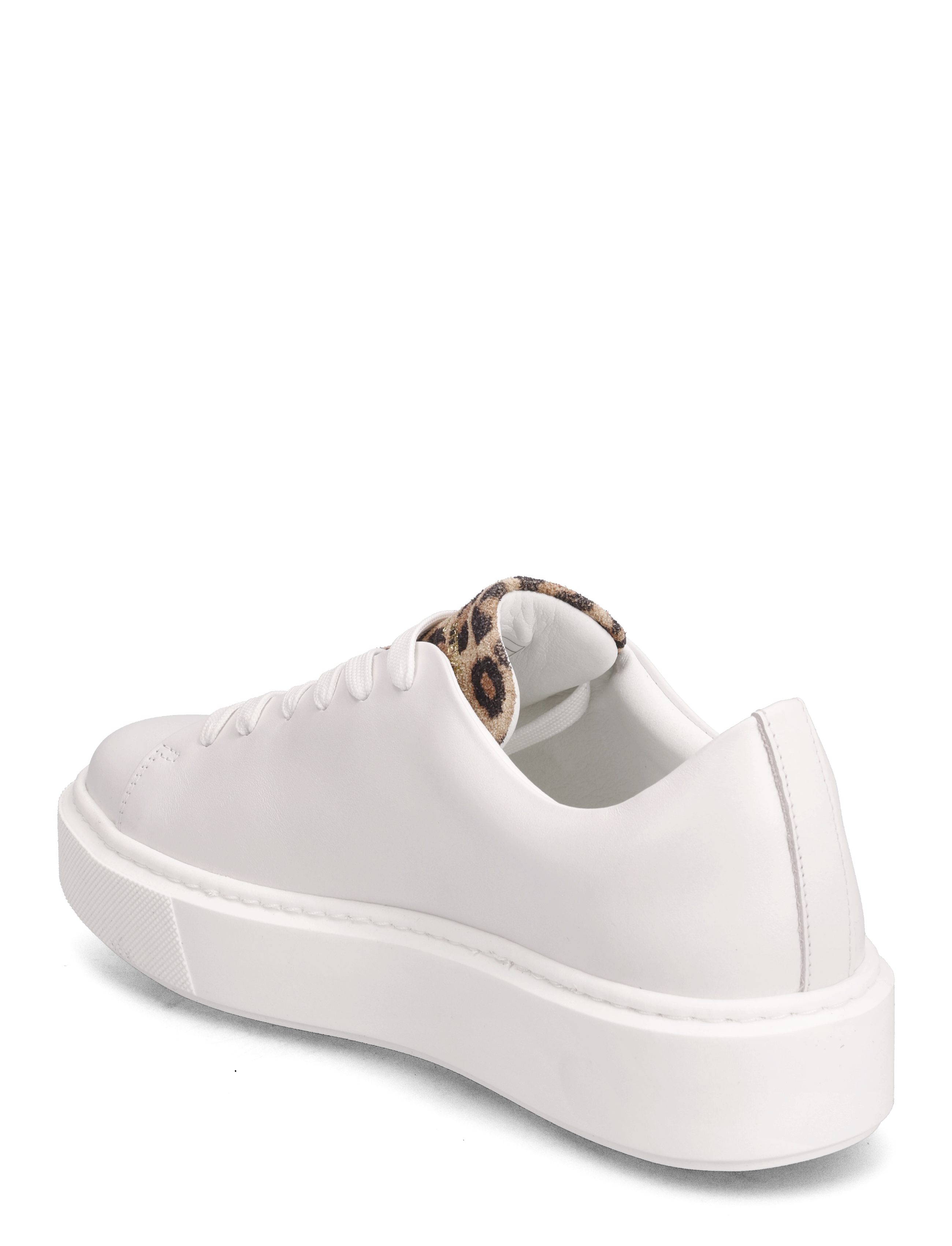 Sneaky Steve - Field W Leather Shoe - white/beige leopard - 2