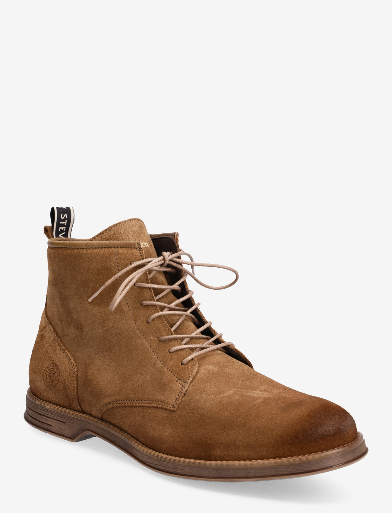 Sneaky Steve - Fred Suede Tobacco - laced boots - tobacco - 0
