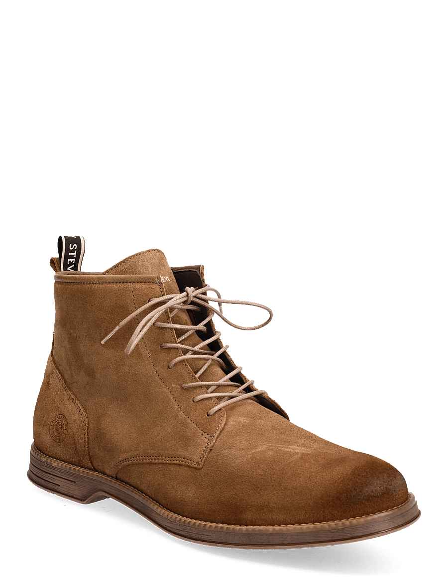Sneaky Steve - Fred Suede Shoe - kängor med snörning - tobacco - 0