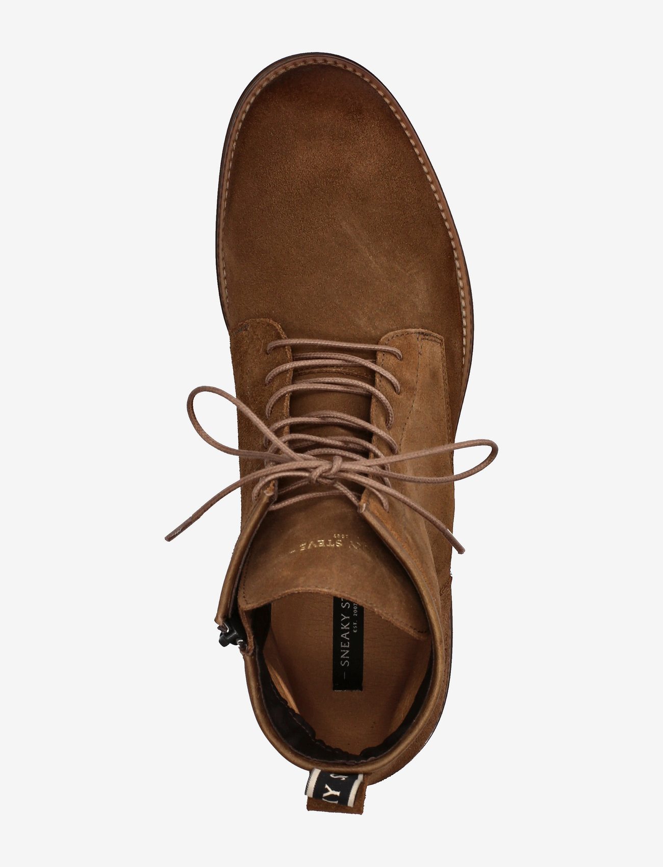 Sneaky Steve - Fred Suede Tobacco - laced boots - tobacco - 3