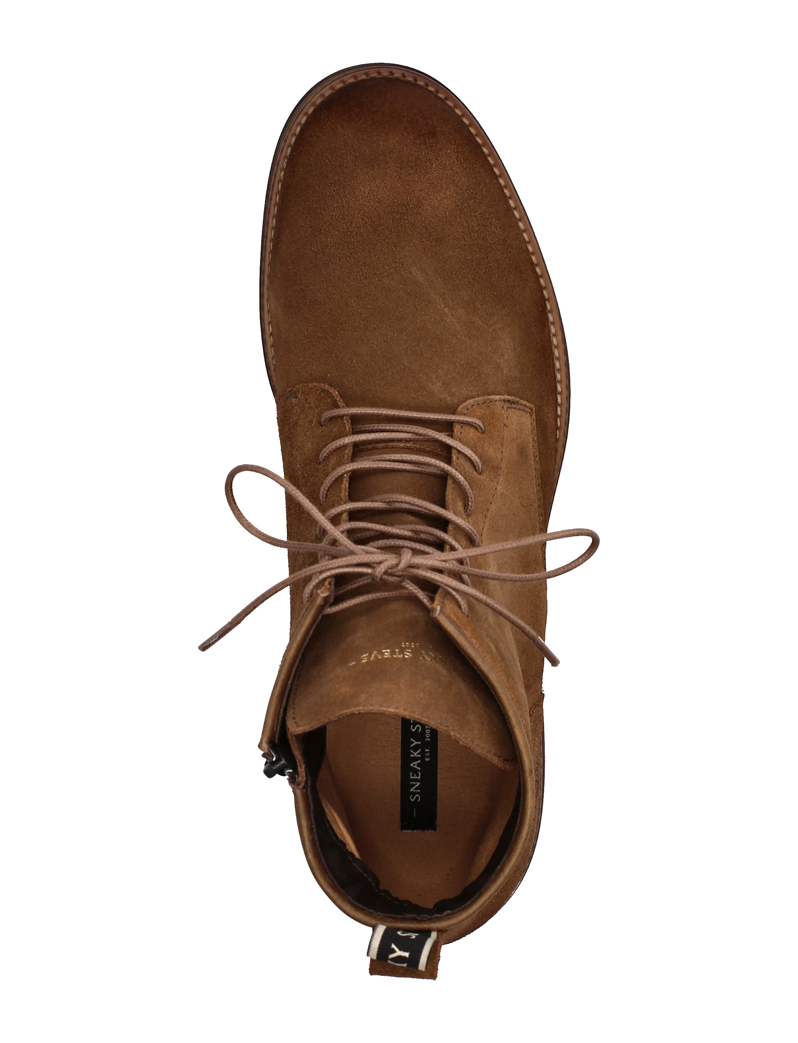 Sneaky Steve - Fred Suede Tobacco - kängor med snörning - tobacco - 3