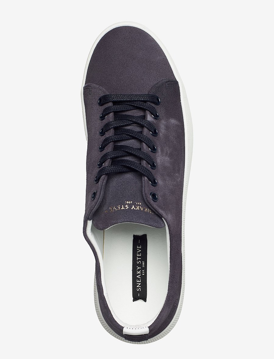 Sneaky Steve - Jona Suede Grey - niedriger schnitt - navy - 3