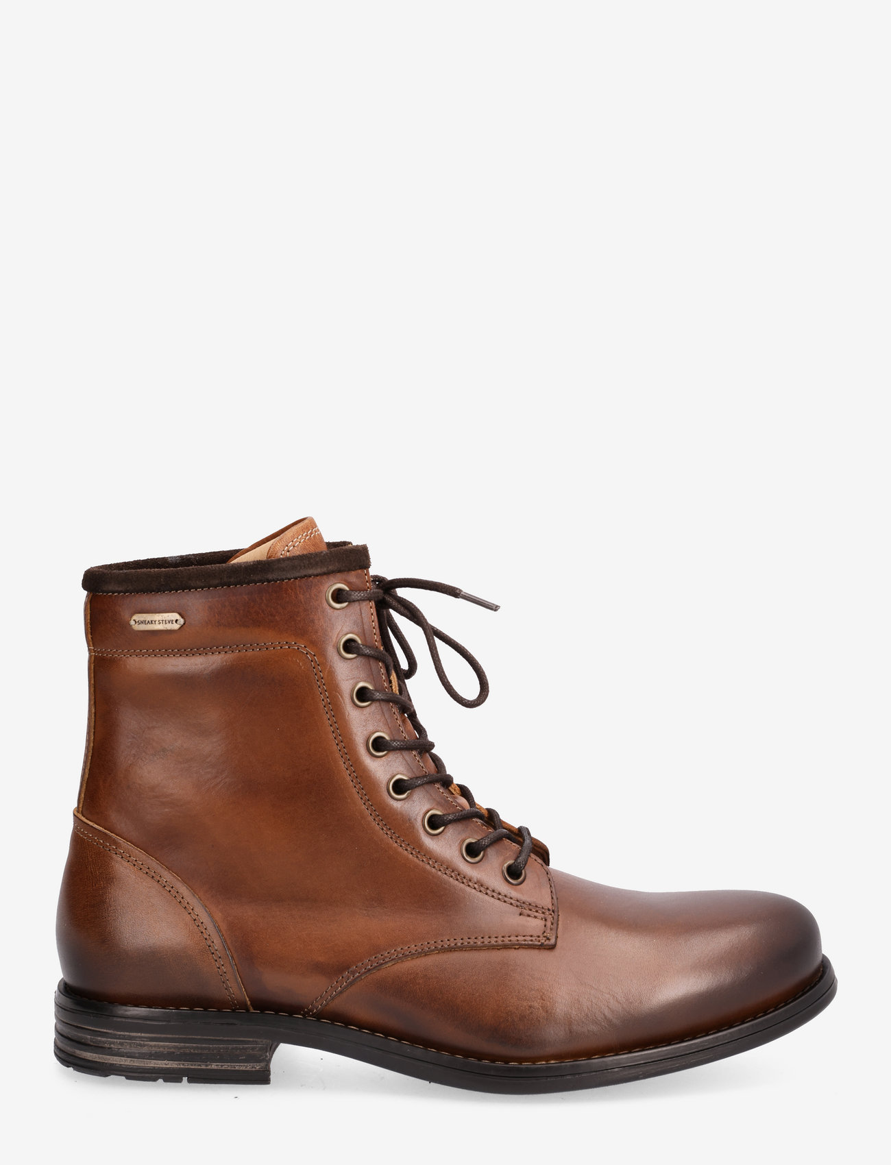 Sneaky Steve - Nicco Leather Shoe - veter schoenen - cognac - 1