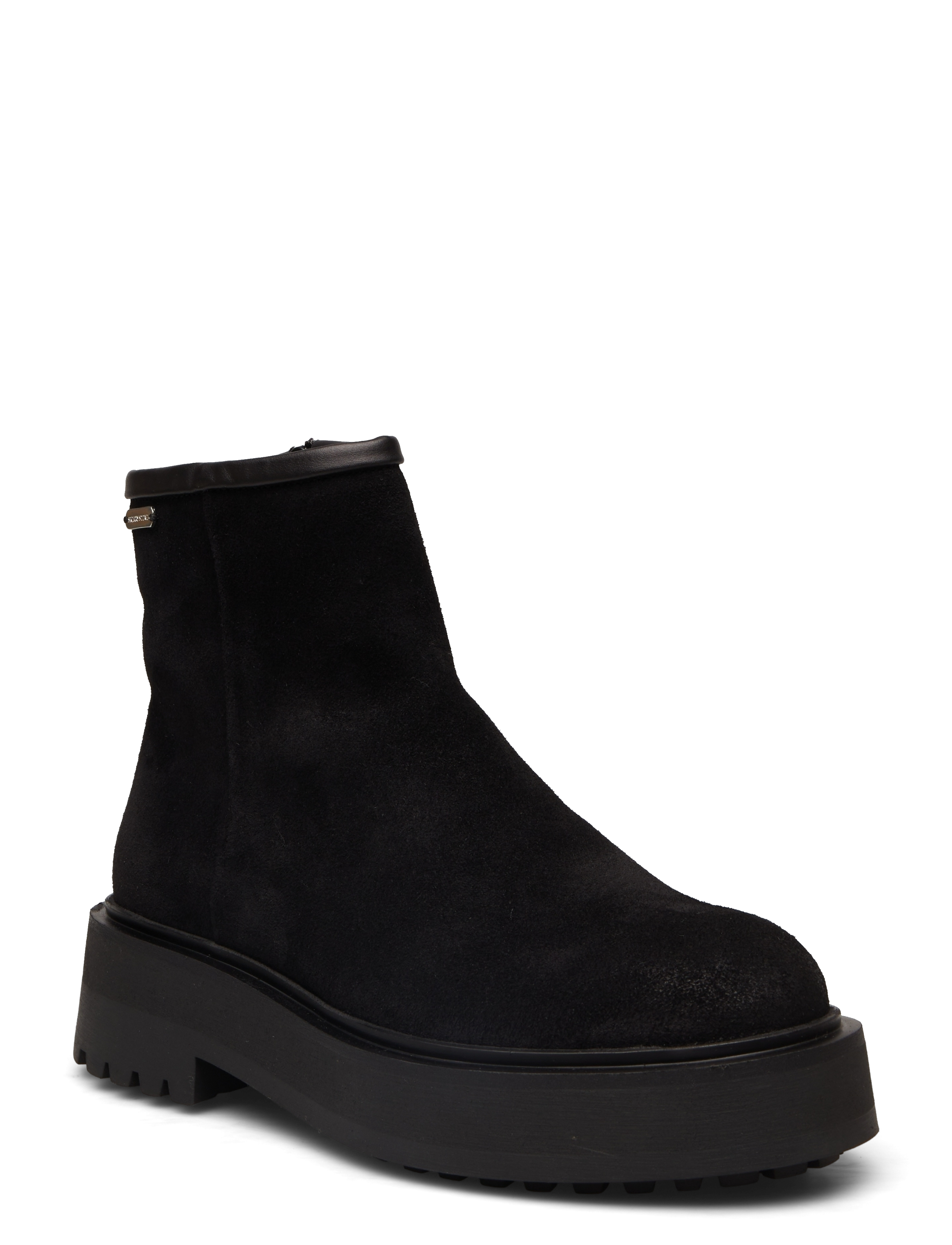 Crid W Suede Kaki - BLACK