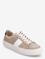 Sneaky Steve - Mike Suede Shoe - låga sneakers - beige/white/black - 0