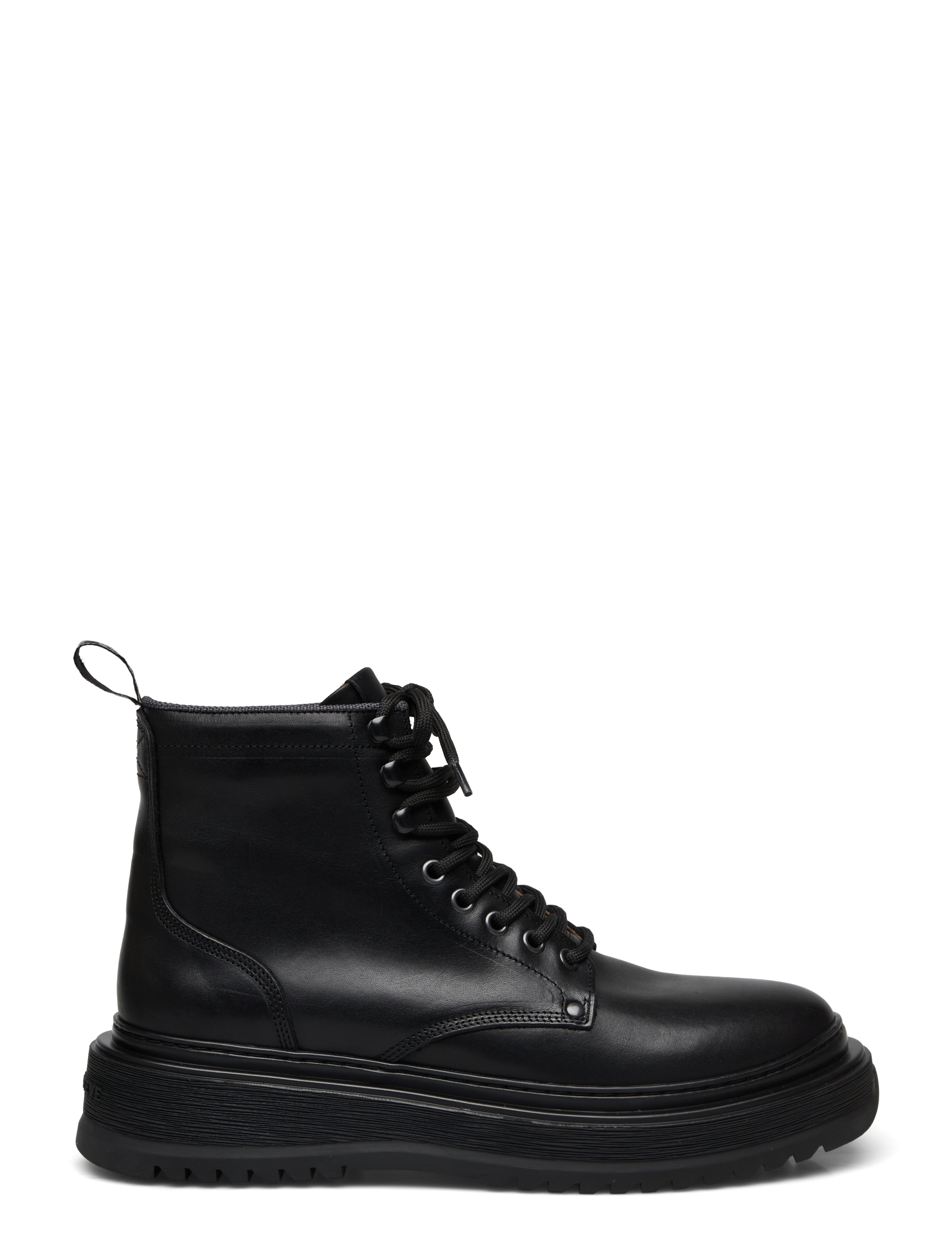 Sneaky Steve - Slack U Leather Shoe - miesten - black - 2