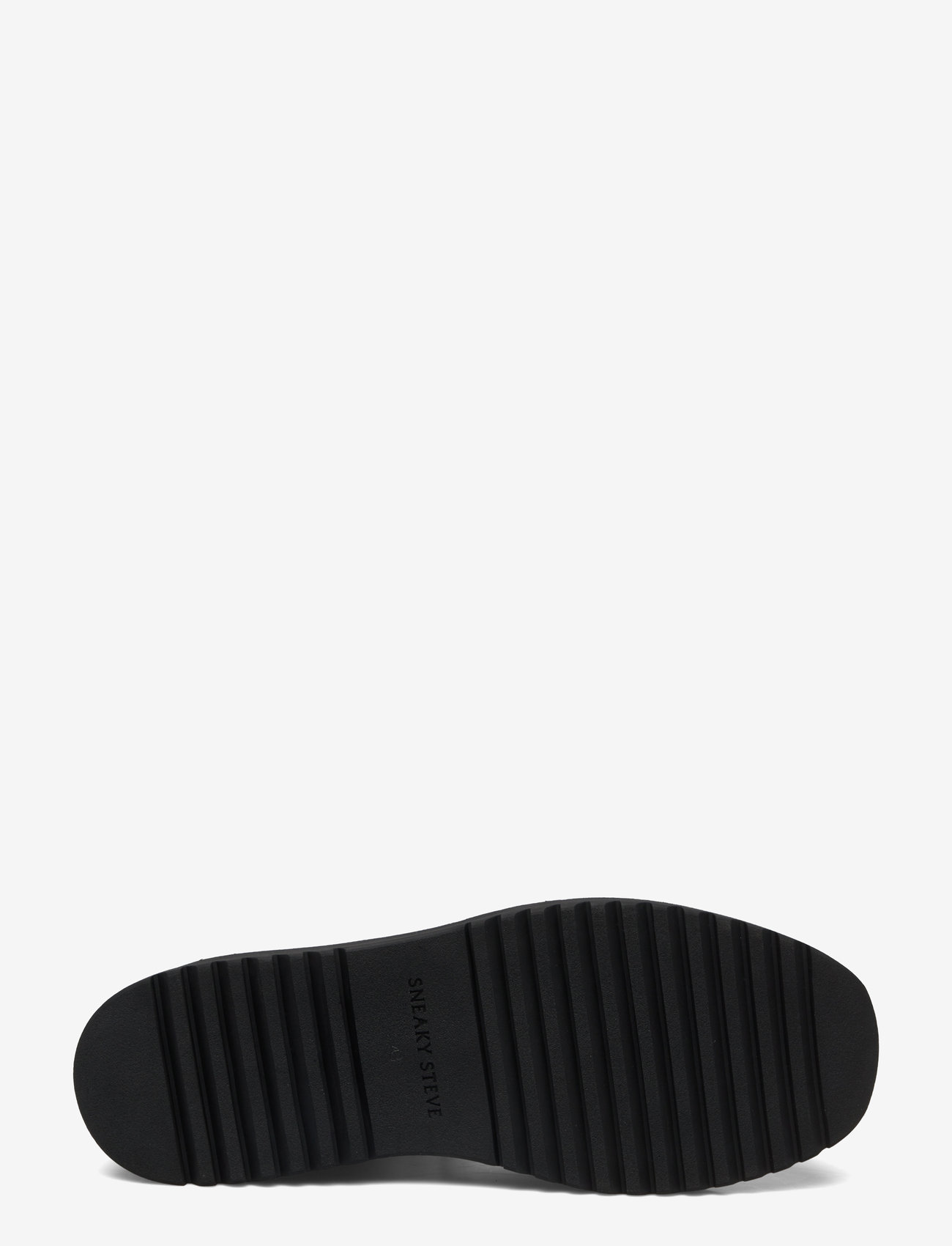 Sneaky Steve - Slack U Leather Shoe - støvler med snøre - black - 4