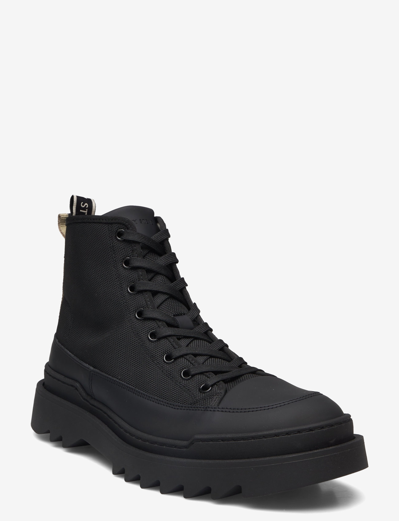 Sneaky Steve - Kamiki High U Textile Black - høje sneakers - black - 0