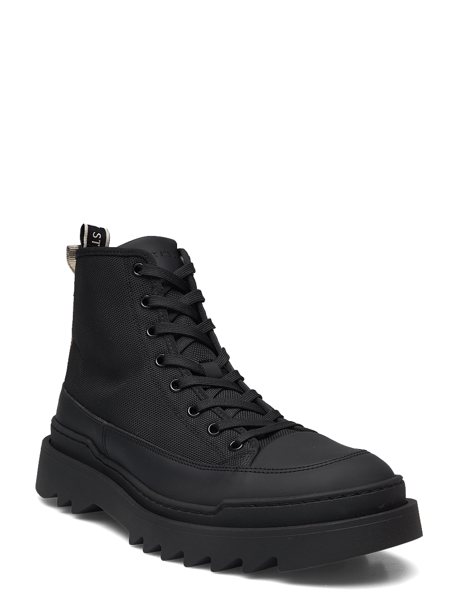 Sneaky Steve - Kamiki High U Textile Black - høje sneakers - black - 0