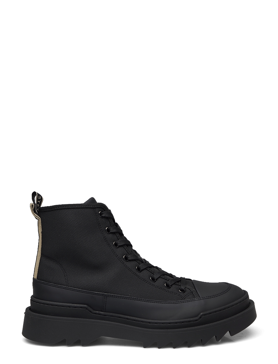 Sneaky Steve - Kamiki High U Textile Black - høje sneakers - black - 1