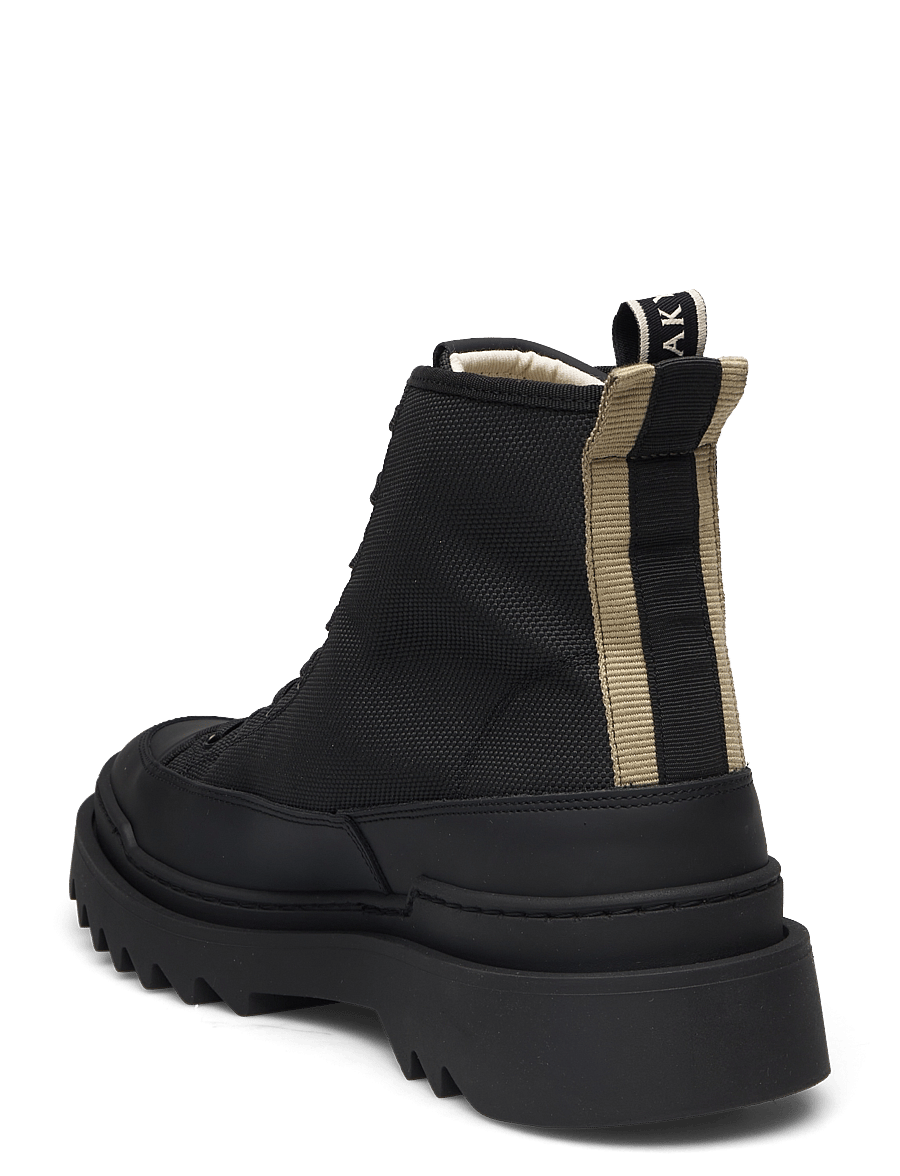Sneaky Steve - Kamiki High U Textile Black - høje sneakers - black - 2