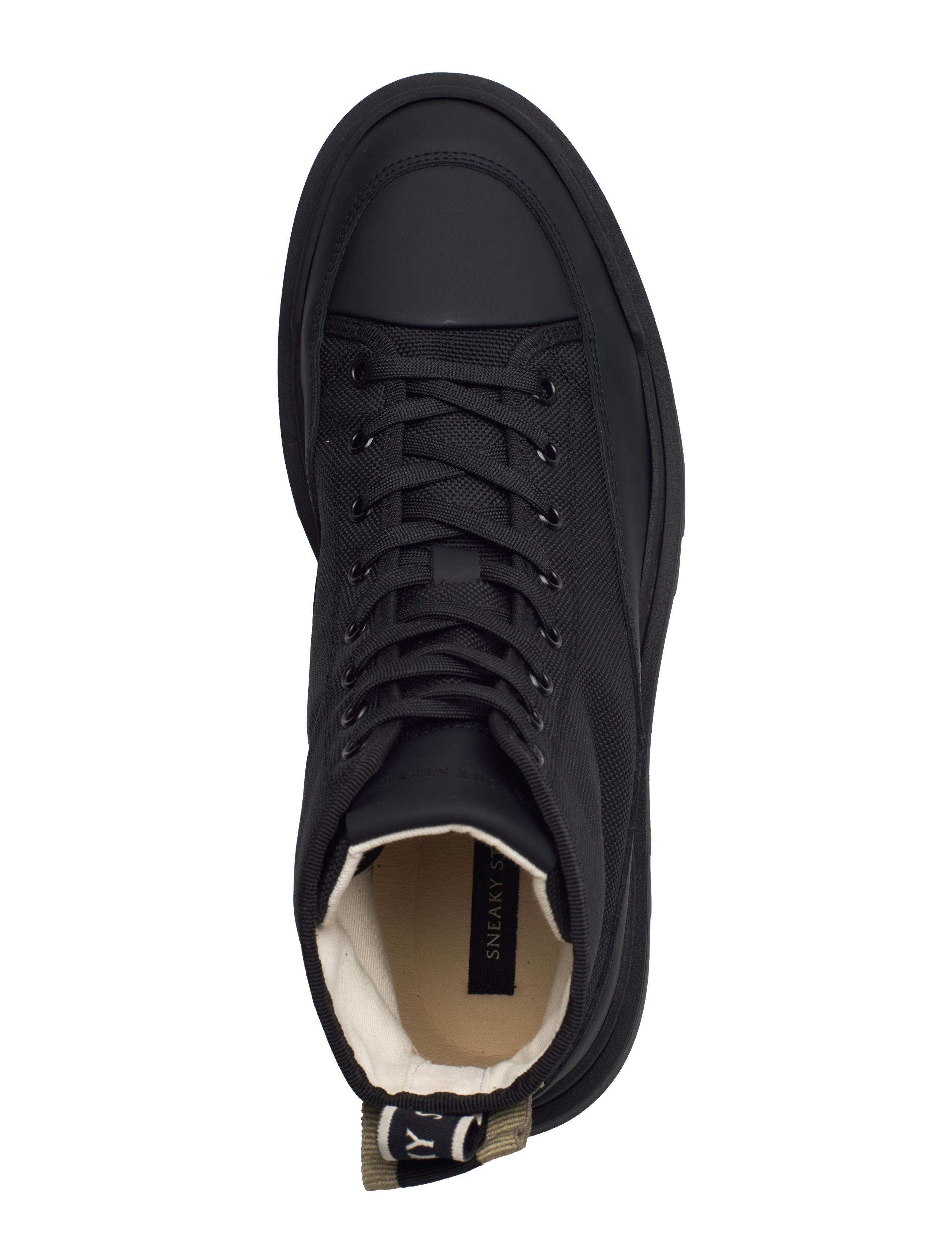 Sneaky Steve - Kamiki High U Textile Black - høje sneakers - black - 3