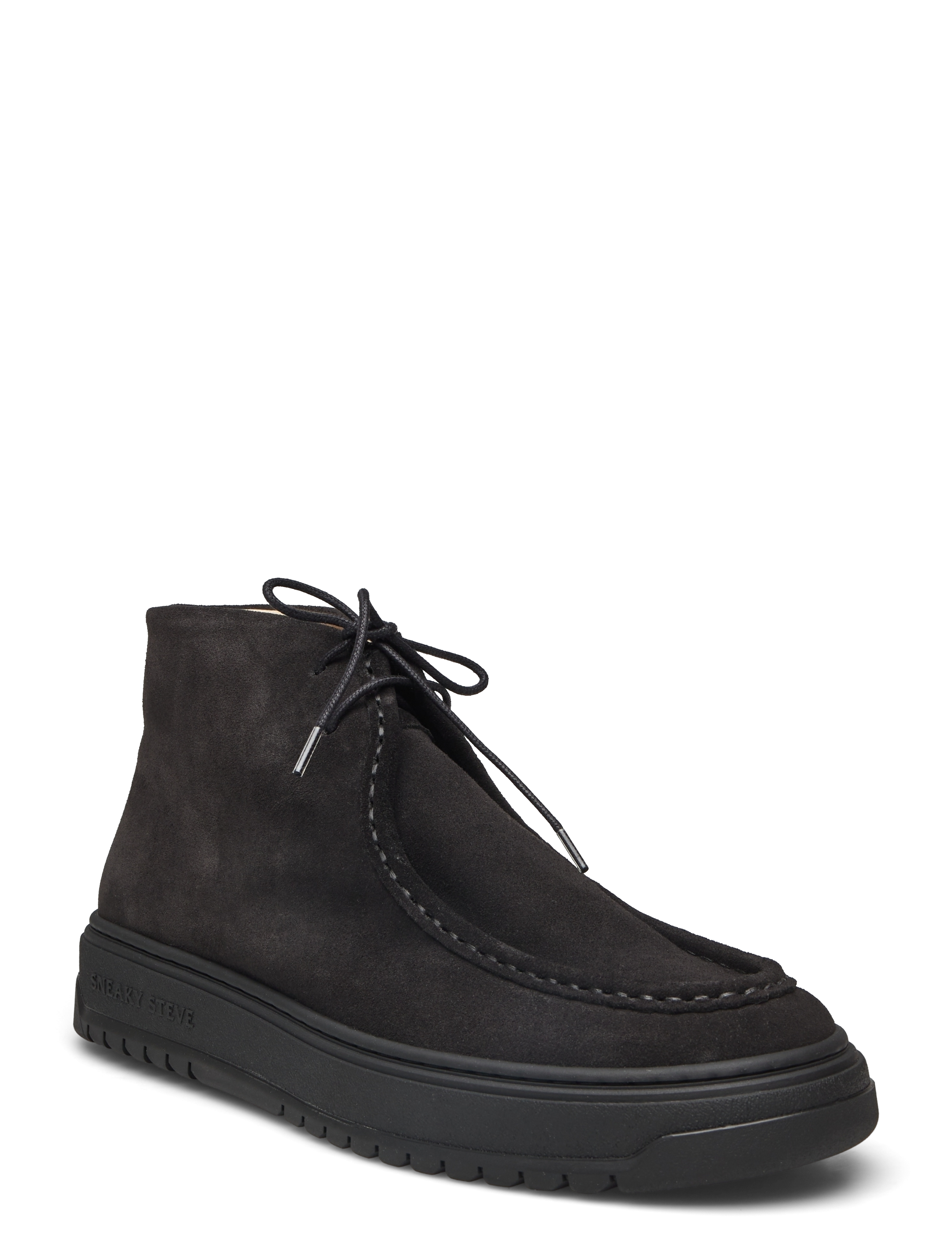 Core Mid U Suede Mustard - BLACK