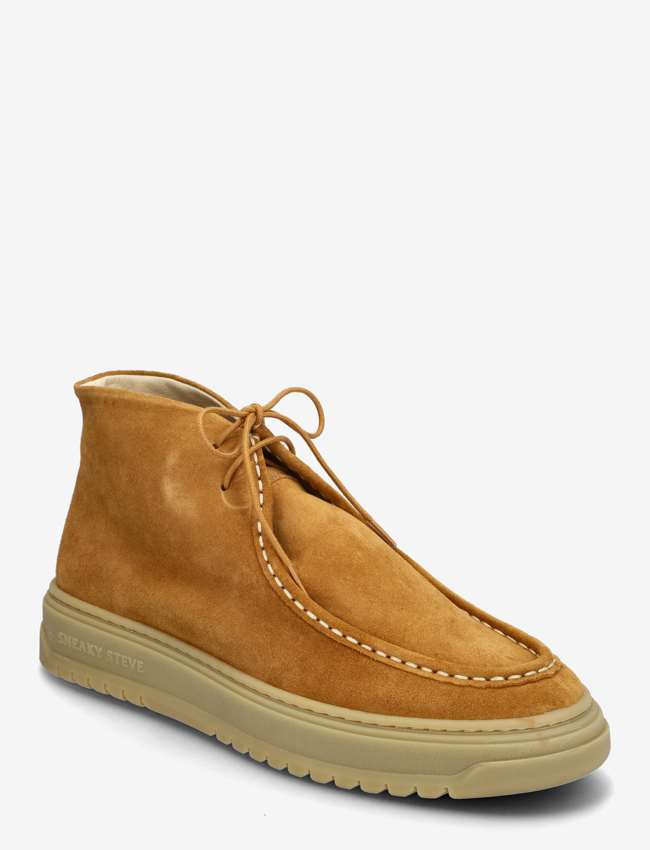 Sneaky Steve - Core Mid U Suede Black - Ørkenstøvler - mustard - 0