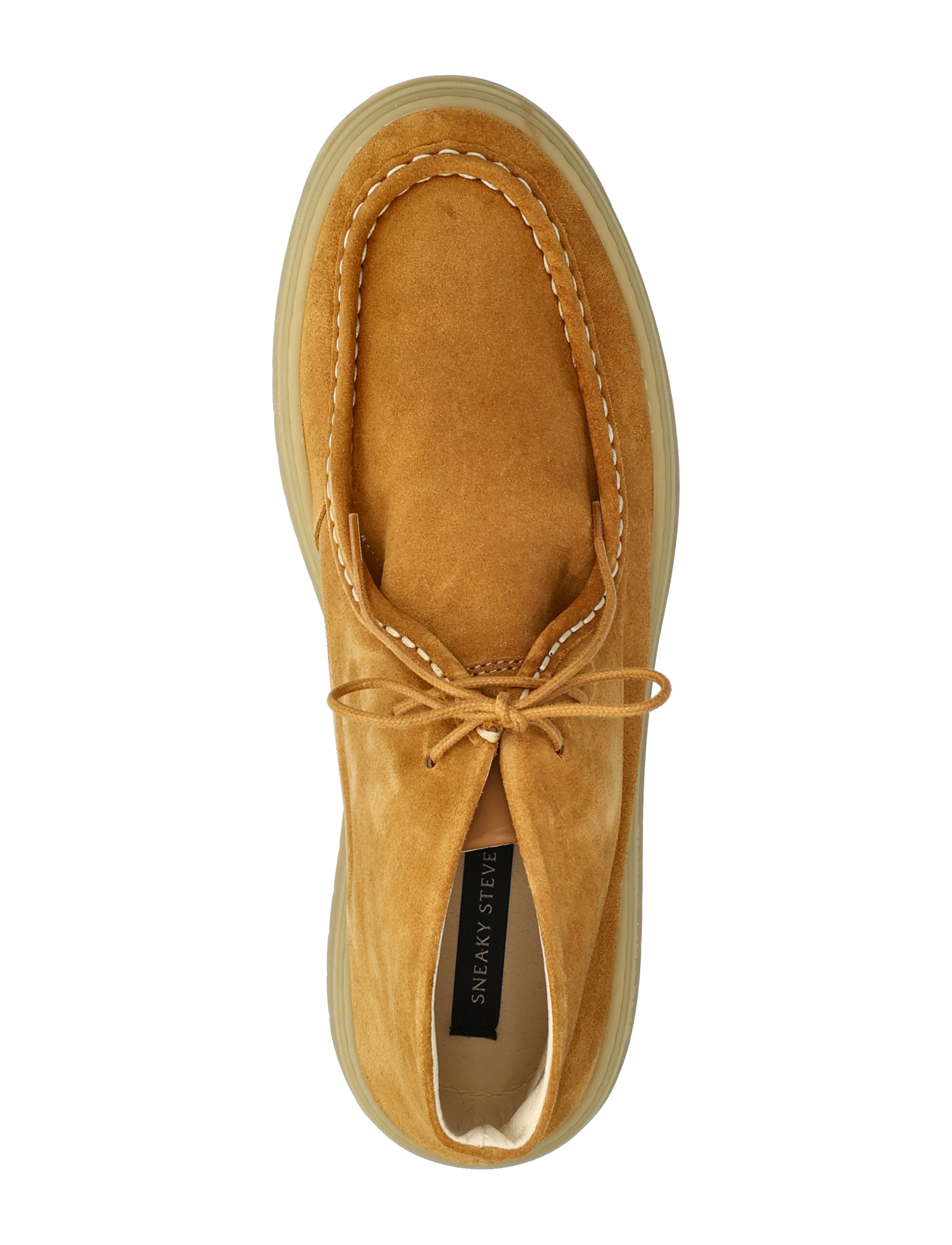 Sneaky Steve - Core Mid U Suede Black - desert boots - mustard - 3