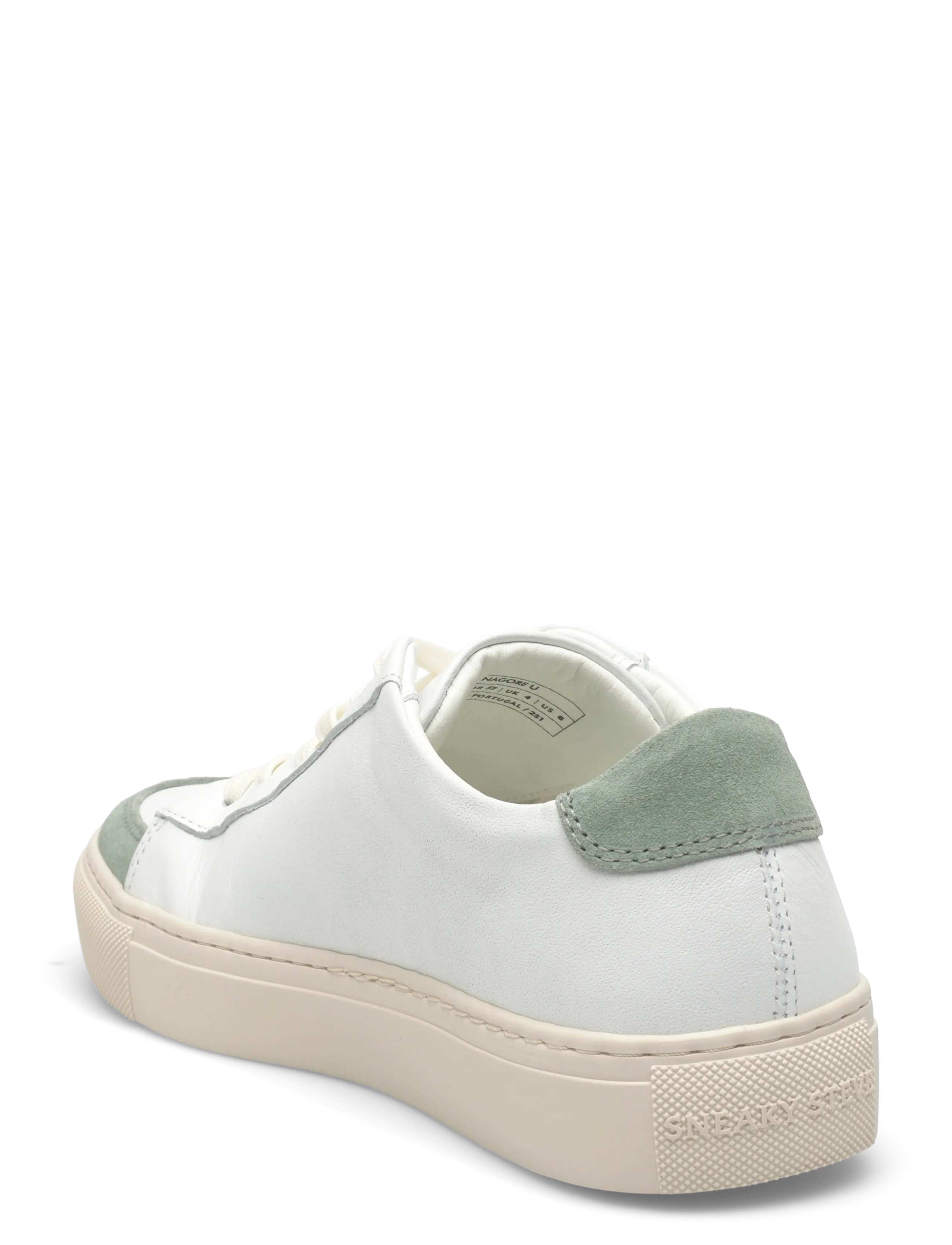 Sneaky Steve - Nagore U White - kõrge säärega tossud - white/mint - 2