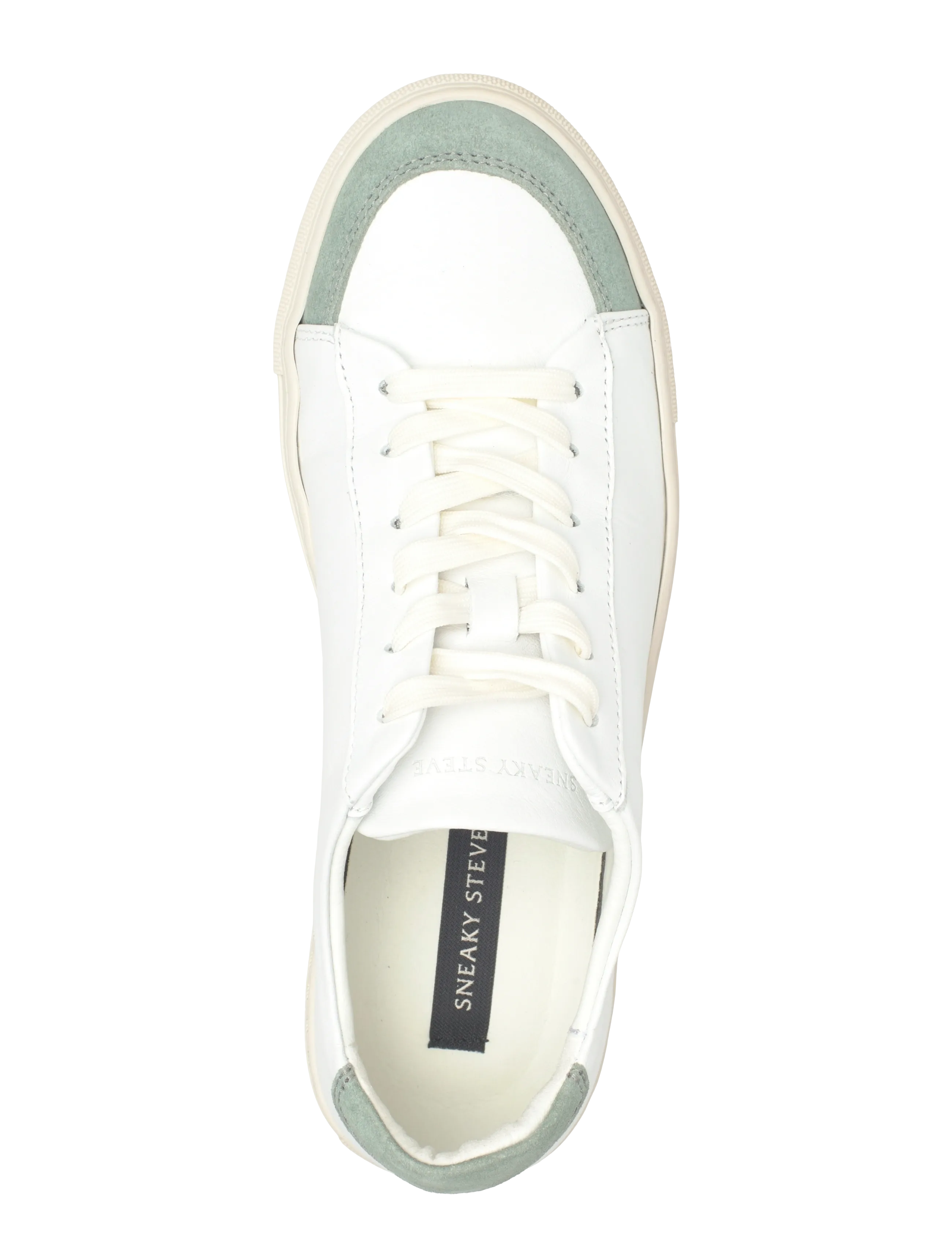 Sneaky Steve - Nagore U White - kõrge säärega tossud - white/mint - 3