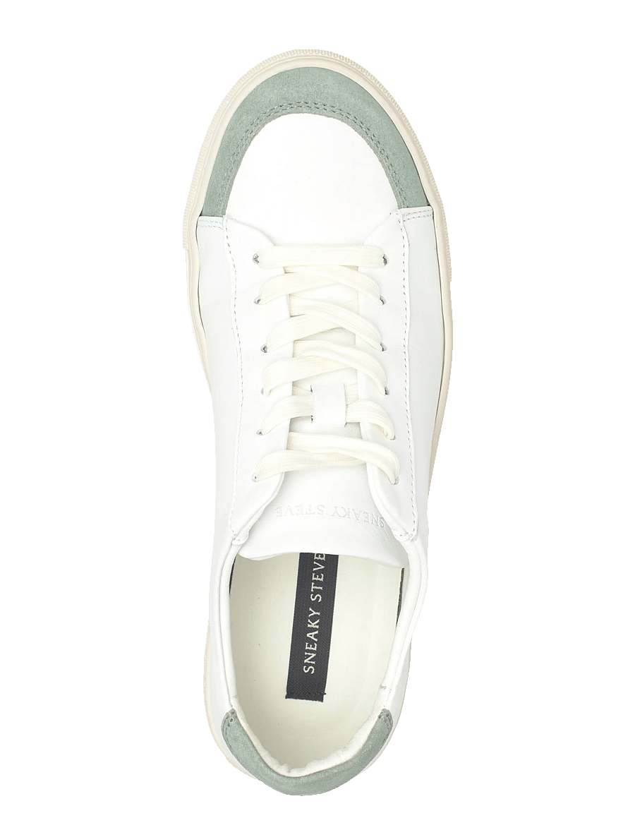Sneaky Steve - Nagore U White - low-top sneaker - white/mint - 3