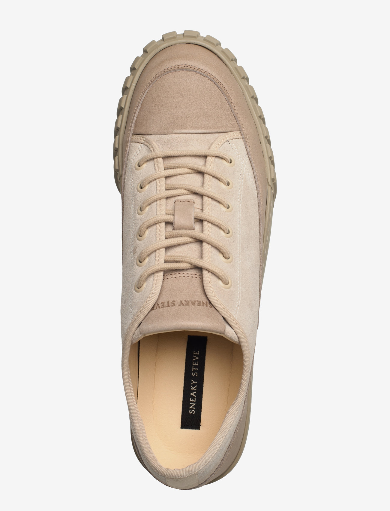 Sneaky Steve - Karma Low U Suede - niedriger schnitt - beige - 3